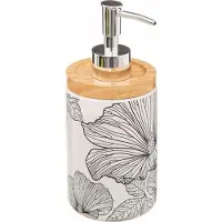 5 Five Tvåldispenser BLACKFLORA, keramisk
