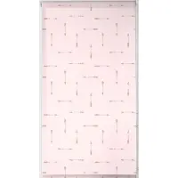 Douceur D`Interieur rullgardin med indianskt motiv, 60 x 180 cm, rosa