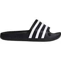 Adidas Adilette Aqua Badtofflor - Svart/vit Barn, storlek 38