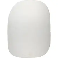 FRAAI Organisk matta | Halo Pebble gräddvit hos Volero | 230x330 cm | Polyester | Enfärgad | Oregelbunden form | Låg lugg