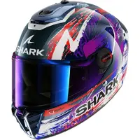 Shark Spartan RS Zarco Signature Integralhjälm Kolfiber/Röd S Unisex sort