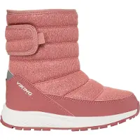 Viking Footwear Kid's Equip Glitter Warm Waterproof Pull On Pink