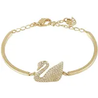 Swarovski Svan Kristallarmband Damarmband Guld 5083133 Box (Random Color)