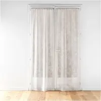 Douceur D`Interieur komplett gardinset med lövmönster, KARLA, 70 x 240 cm