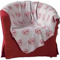 Douceur D`Interieur överkast/sengetäcke FLANNEL 125 x 150 cm julmotiv