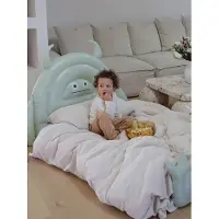 Sunnylife Barnsäng - Uppblåsbar - Monster - Sage - - One Size - Säng