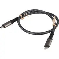 Pro 74210, 0,5 m, USB C, USB C, 40 Gbit/s, Svart, Grå
