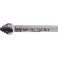 PFERD KES HSS DIN 334 C60° 10,0, Borr, Elektriskt multiverktyg, Stål, Metall utan järn, Brons, Rostfritt stål, Aluminium, Höghastighetsstål (HSS)