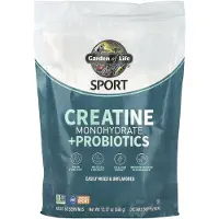 Garden of life , Sport, Kreatinmonohydrat + Probiotika, Naturell, 12.27 oz (348 g)