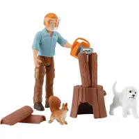Schleich Pocket Set - Skogsmästare - 81475 - - One Size - Leksaksfigur