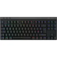 Logitech G515 LIGHTSPEED TKL profil trådlöst tangentbord utan numerisk knappsats (röd) - Svart