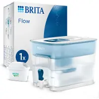 Brita Flow 125356 Vattensparande filterset 8.2 l Vit, Bensin