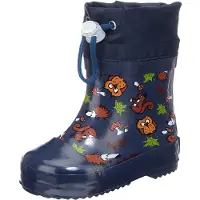 Playshoes Gummistövel mörkblå / karamell / ljusgrön / blandade färger / vit