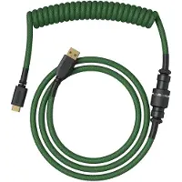 Glorious PC Gaming Race Coiled, Grön, 1,37 m, , 1 styck, Flätad, USB Type-A, USB Type-C