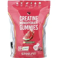 Steelfit Kreatinmonohydrat Gummybjörnar, Saftig Vattenmelon, 120 Gummybjörnar