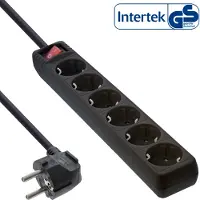 InLine Power strip 6 outlets 5 m black (16465T)