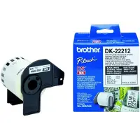 Brother DirectLabel Etiketter Vit Film 62mm x 15,24m