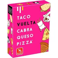 LÚdilo Jeu éducatif - Lúdilo - Taco, Vuelta, Cabra, Queso, Pizza - Bilingue espagnol - Cartes recto‑verso - Stimule attention et mémoire