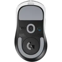 Logitech G PRO X SUPERLIGHT 2 DEX, högerhand, optisk, trådlös RF + USB typ A, 44000 dpi, 1 ms, vit
