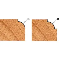Cmt Avrundningsfräs Contractor K938-380; R=12,7; S=8; D=38,1 mm; med kullager