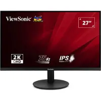 Viewsonic VA2708-2K-HD-2 LED-skärm EEK F (A - G) 68.6 cm (27 tum) 2560 x 1440 pixel 16:9 4 ms HDMI 2.1, DisplayPort, Audio, stereo (3.5 mm) IPS LED