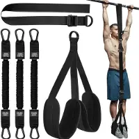 INF Pull up band / Träningsband pull ups- Dra upp hjälp för styrketräning fitness Black 240 lbs