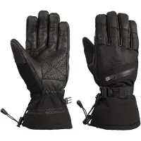 Dlx Unisex vuxen Edonia läderskidhandskar (svart)