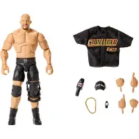 Mattel WWE Elite ”Stone Cold” Steve Austin-actionfigur, serie nr 122, samlarfigur på 15 cm med tillbehör, 8 År, Multifärg, Plast