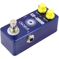 Aroma Gitarr Choruspedal Elgitarr Effektpedal True Bypass Zinklegeringsskal DC 9V 6,35mm blå