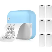 Honor Electronics Mini termoskrivare Multifunktion Bärbar Sticker Maker Omedelbar fotobläckfri utskrift Support BT BL-2