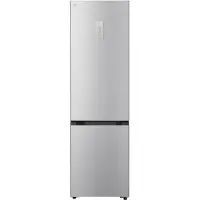 LG 2.03M 375L Kombinerad kyl/frys (Prime silver) | Energiklass C, Door Cooling och Smart Diagnosis med Wi-Fi - GBBS727CMB