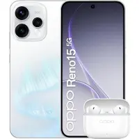 OPPO Reno15 5G Aurora White Box, 16,7 cm (6.59"), 8 GB, 512 GB, 50 MP, Android 16.0, Vit