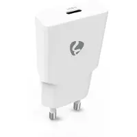 Nedis Väggladdare | 20 W | GaN | PD3.0 | 1.67 A / 2.22 A / 3.0 A | Antal utgångar: 1 | USB-C(tm) | Automatiskt val av Spänning | Vit