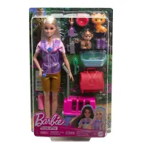 Barbie - Animal Rescue & Recovery - Playset With Blonde Doll, 2 Animal Figures & Accessories