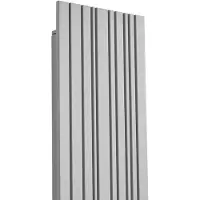 LUCANDE LED utomhus vägglampa Melira , Aluminium / grå / zink, Aluminium / grå / zink, Modern, LED-vägglampa utomhus