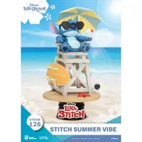 Beast Kingdom Toys Disney Stitch D Stage Pvc Summer Vibe-figur 16 Cm
