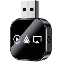 INF Trådlös CarPlay/Android Auto/Mirror Link Adapter Q1AS - 3-i-1 Apple Mirroring & Android Auto CarPlay Box