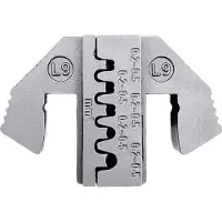 Toolcraft TO-9627240 Crimpinsats FASTIN-FASSTON 2.8 , st, JPT 2.8 K-kontakt, JT 2.8 , Formanslutning 6.3-kontakt, MCP-kontakt (SWS) 0.2 till 0.5 mm²