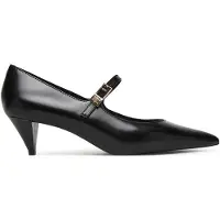 Tommy Hilfiger Shiny Leather Buckle Pointed Toe Heels