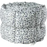 Sebra Spjälsängsskydd - Kapok - 360x26 cm - Blue Olive - - One Size - Spjälsängsskydd