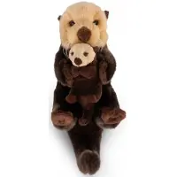 Adlibris World Of Nature Gosedjur 30 cm Utter med Unge Animigos