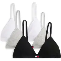 Tommy Hilfiger 3 Pack Heritage Logo Triangle Bras