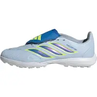 Adidas Predator League Fold-over Tongue Tf Ice Cold Precision - Crystal Sky/ray Blue/gul Barn - Turf (Tf), storlek 35