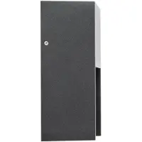 LINDBY LED utomhus vägglampa Aurali , Svart, Aluminium / grå / zink, Modern, LED-vägglampa utomhus