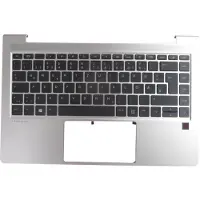 HP - Ersättningstangentbord för bärbar dator - bakgrundsbelyst - tysk - med övre skydd - för ProBook 440 G8 Notebook, 445 G8 Notebook