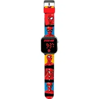 Kids Euroswan LED-klocka med Spiderman-kalender spd4903