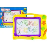 Leantoys skrivtavla som suddar bort hav + 3 färgade stämplar
