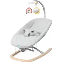 Chicco babysitter Zen Wave wooden grey upp till 9 kg