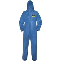 Uvex 8997612, Overall, Alla, Blå, XL, Dragkedja, 55 g/m ^