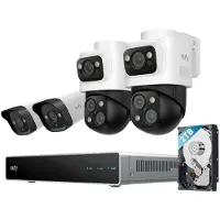 Eufy NVR Security System S4, IP-säkerhetskamera, Inomhus & utomhus, Kabel, Tak, Svart, Vit, Projektil (form)